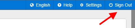 Log Off button